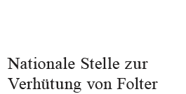 Wortbildmarke Nationale Stelle zur Verhütung von Folter